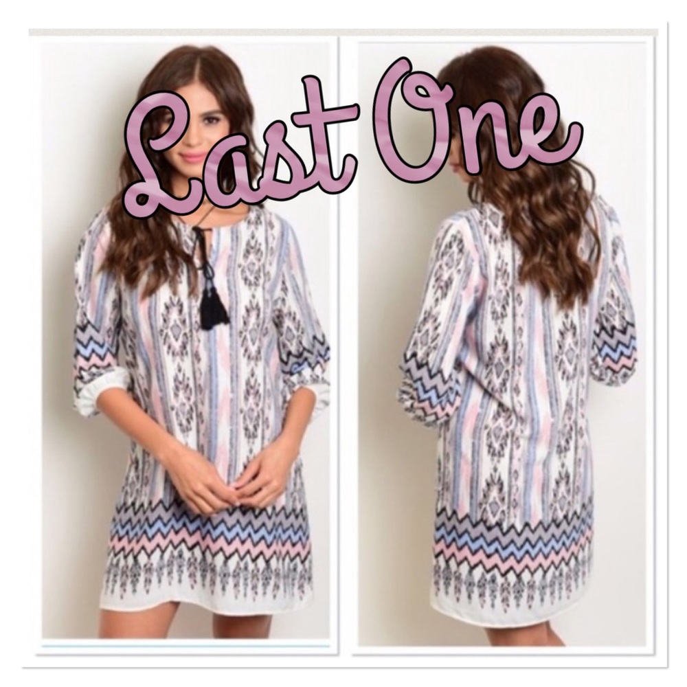 🚨CLOSET CLOSING🚨 Peasant Style Shift Dress